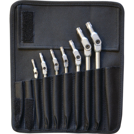 7-PC. Pivot-Head Torx® L-Wrench Set