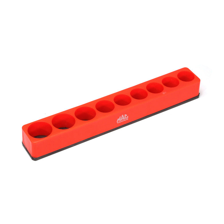 1/2" Drive Shallow/Deep - Magnetic Socket Holder - Red
