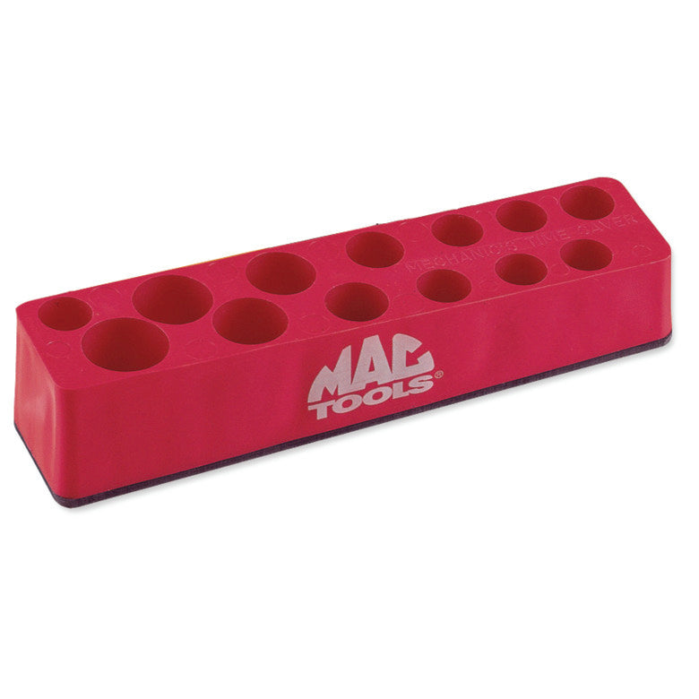 Holder - 3/8" Deep - Magnetic Socket Holder - Red
