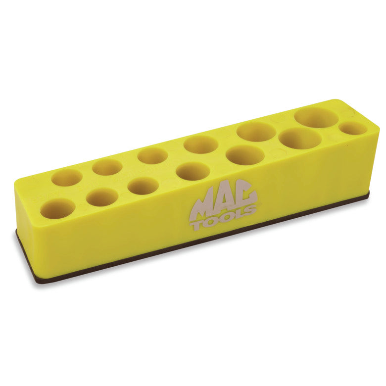 Holder - 3/8" Deep - Magnetic Socket Holder - Yellow