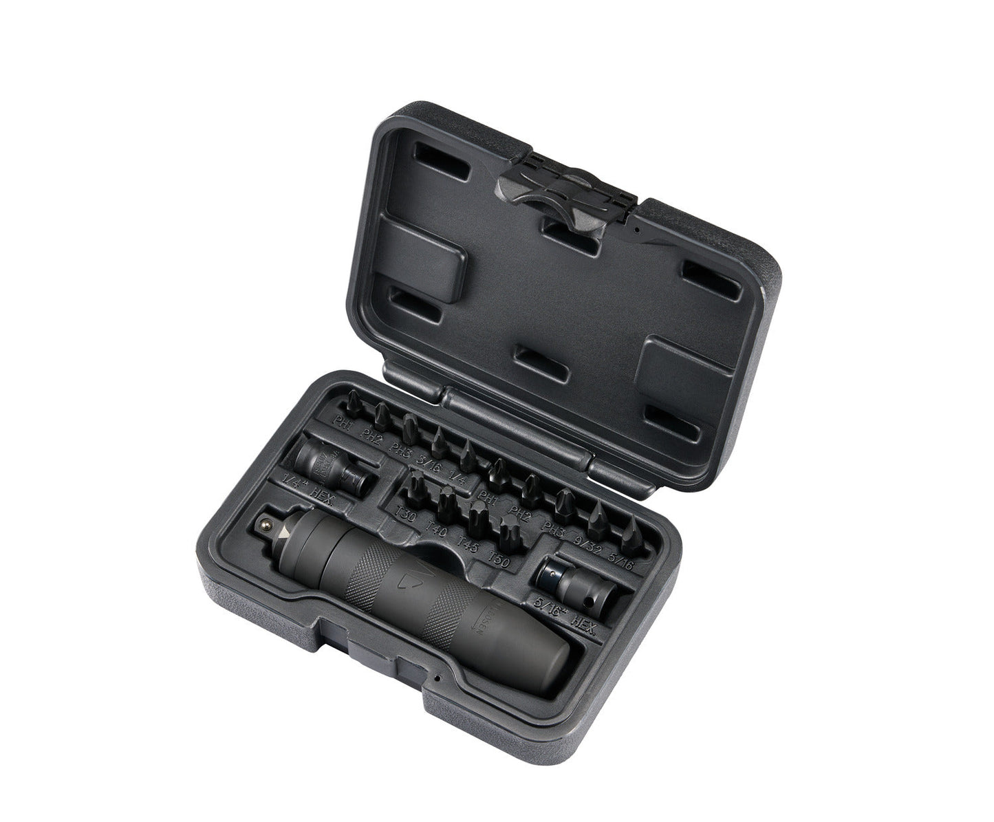 17-PC. 3/8" Drive Hand Impact Bit Driver Set