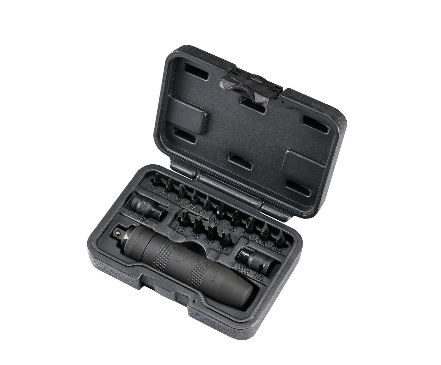 17-PC. 3/8" Drive Hand Impact Bit Driver Set