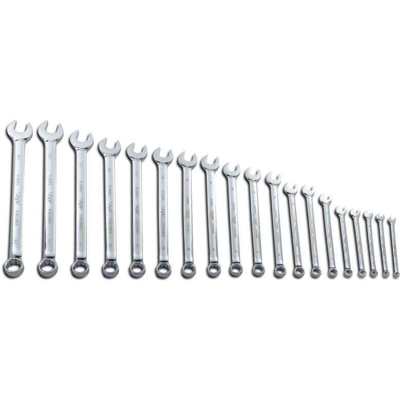 19-PC. Metric Knuckle Saver Combination Wrench Set - 12-PT.