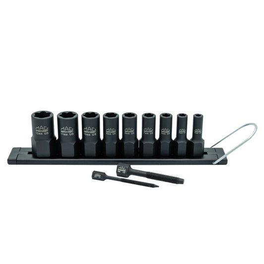 9-PC. 1/4" Drive R.B.R.T™ Metric Impact Foreign Object Removal (FOR) Extractor Socket Set