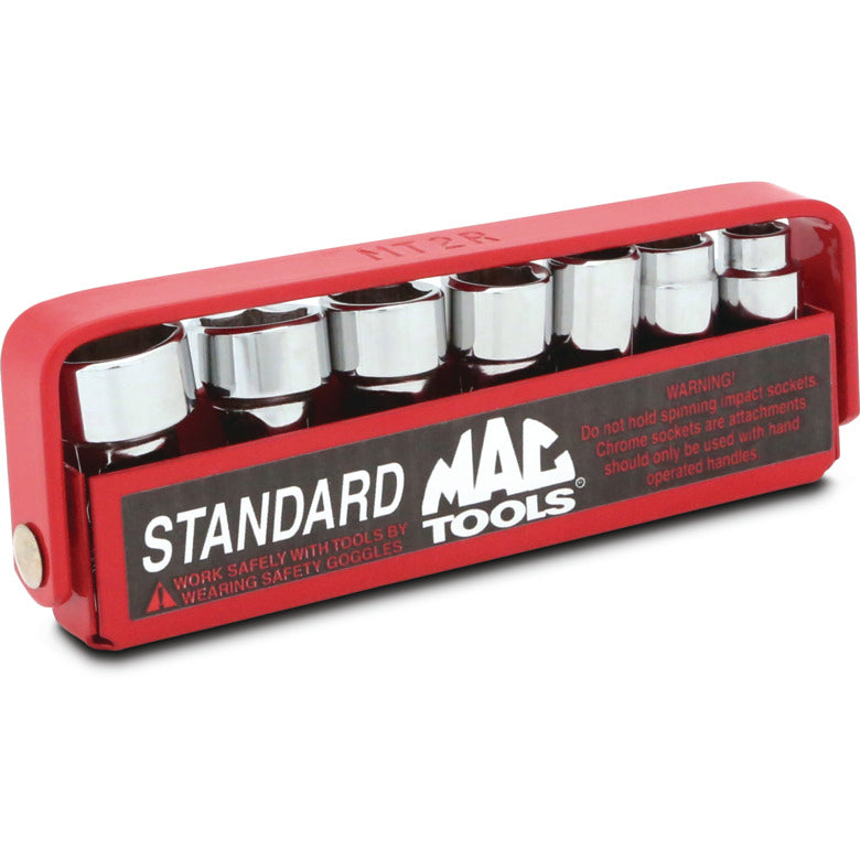 7-PC. 1/4" Drive SAE Universal Socket Set - 6-PT.