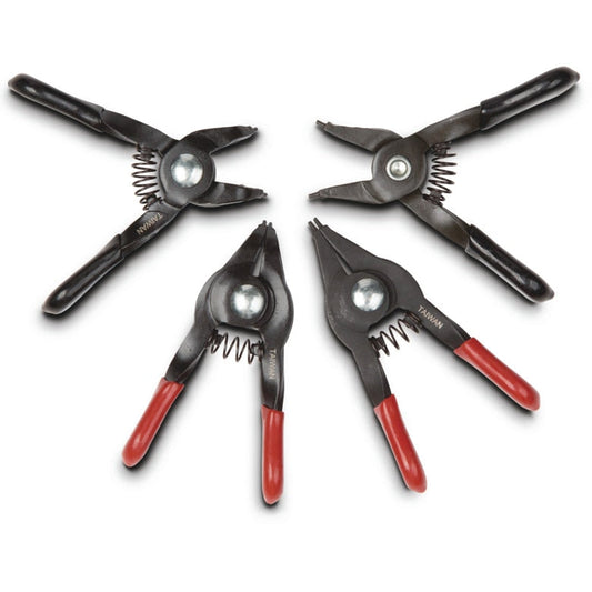 4-PC. Mini Snap Ring Pliers Set