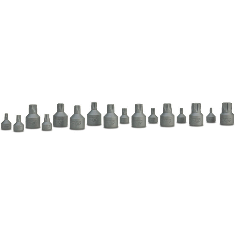 16-PC. 1/4" and 3/8" Drive Stubby SAE/Metric R.B.R.T. Hex Driver Set