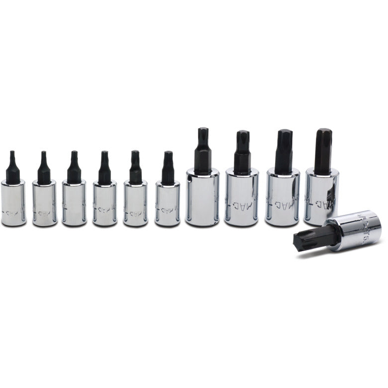 11-PC. 1/4" and 3/8" Drive Torx® Driver Set