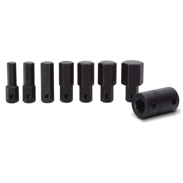 7-PC. 1/2" Drive SAE Hex Insert and Driver Set