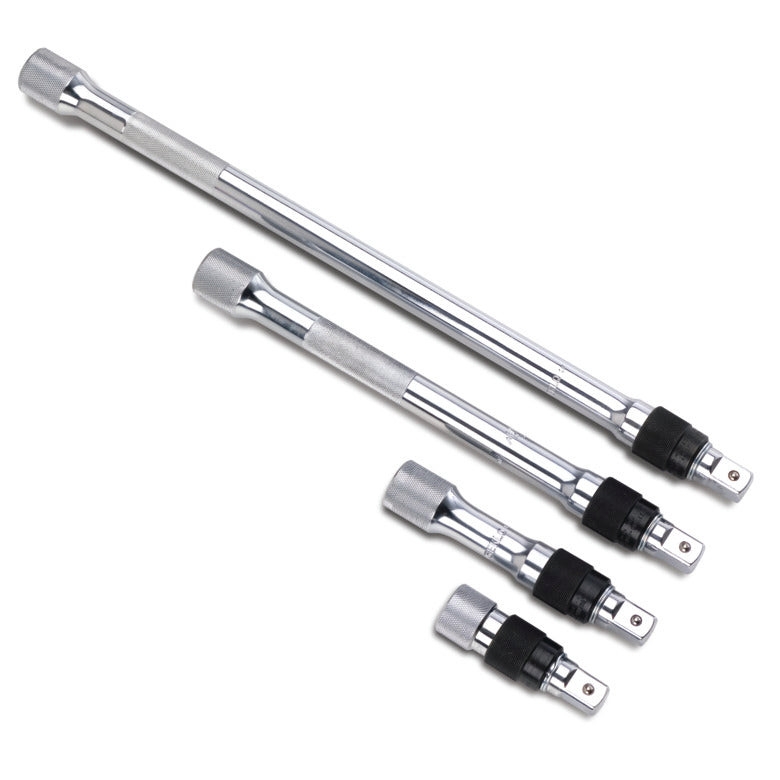 4-PC. 1/2" Drive Knurled Locking Extension Set