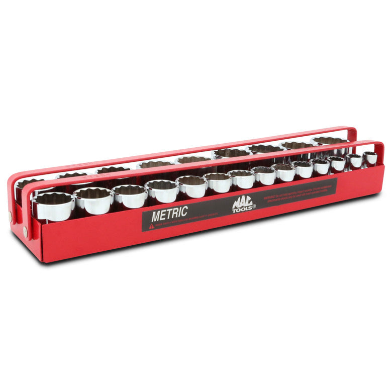 23-PC. 1/2" Drive Metric Socket Set - 12-PT.