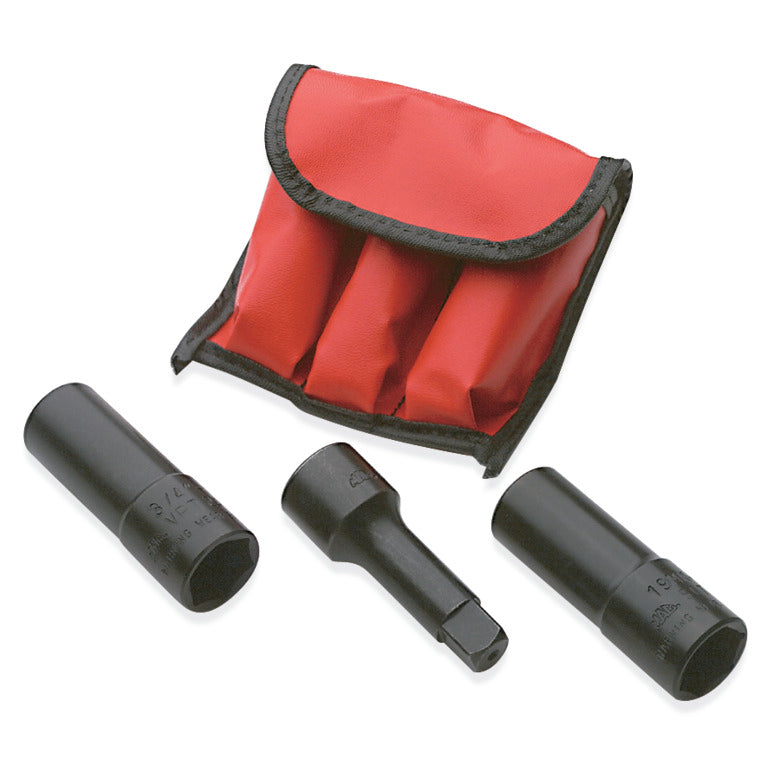 3-PC. 1/2" Drive Wheel Socket Set