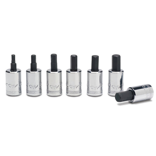 7-PC. 3/8" Drive Metric Short Hex Driver Set
