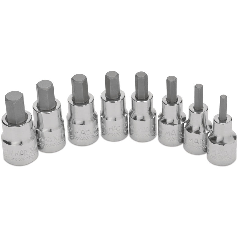 8-PC. 3/8" Drive Metric Short Hex Driver Set