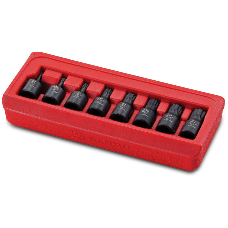 8-PC. 3/8" Drive Impact Triple-Square Driver Set