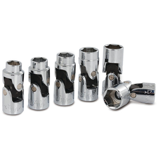 10-PC. 3/8" Drive Metric Universal Socket Set - 6-PT.