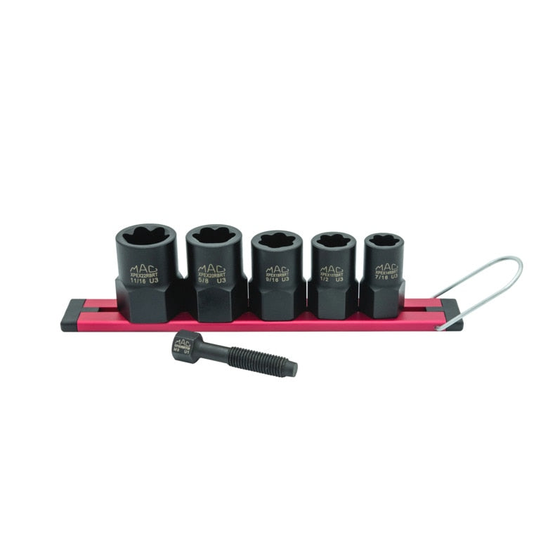 5-PC. 3/8" Drive R.B.R.T™ SAE Impact Foreign Object Removal (FOR) Extractor Socket Set