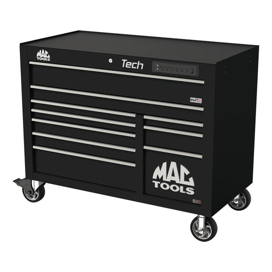 Tech™ Series 10-Drawer Workstation with PowerTech™ Drawer - Galaxy Black