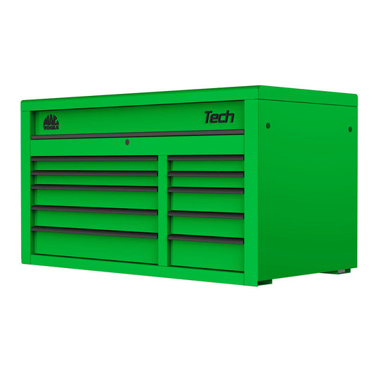 Tech™ Series 10-Drawer Top Chest - Lime Green