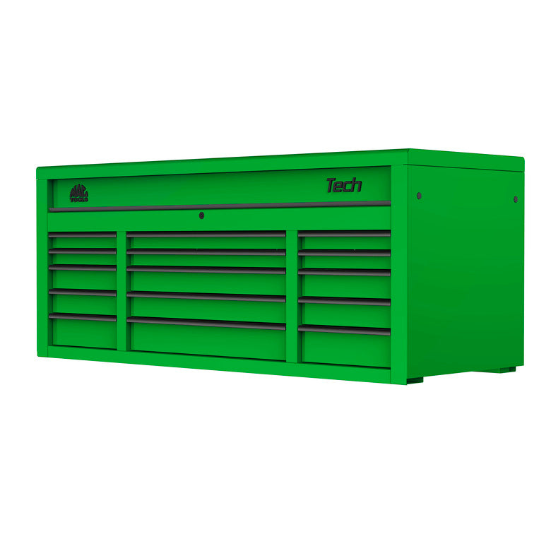 Tech™ Series 15-Drawer Top Chest - Lime Green