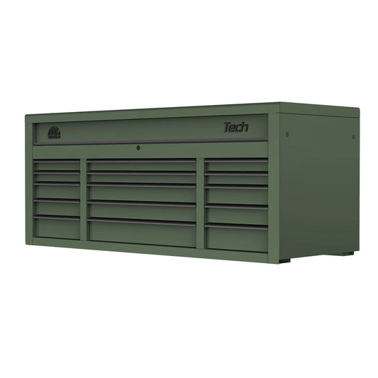 Tech™ Series 15-Drawer Top Chest - Olive Green