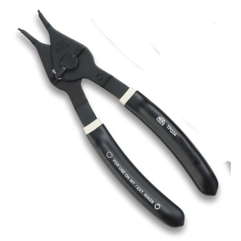 Straight Quarter-Turn Retaining Ring Pliers 7-3/4"