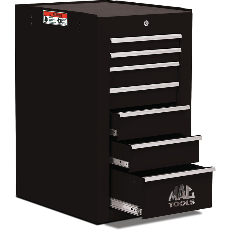 Tech™ Series 7-Drawer Side Cabinet - Galaxy Black