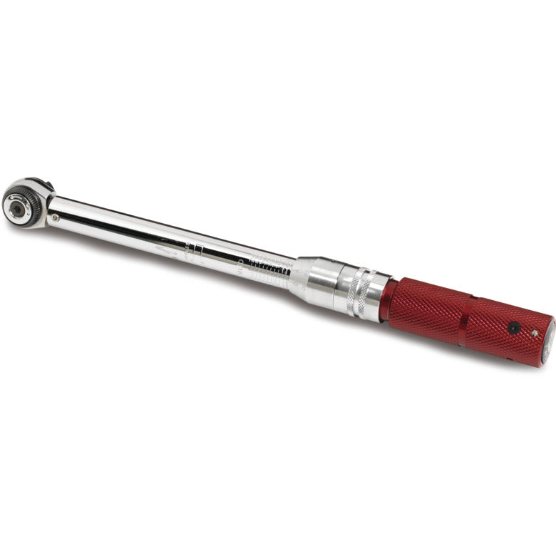 3/8" Drive Round-Head Micro-Adjustable Torque Wrench 50-250 in-lbs.