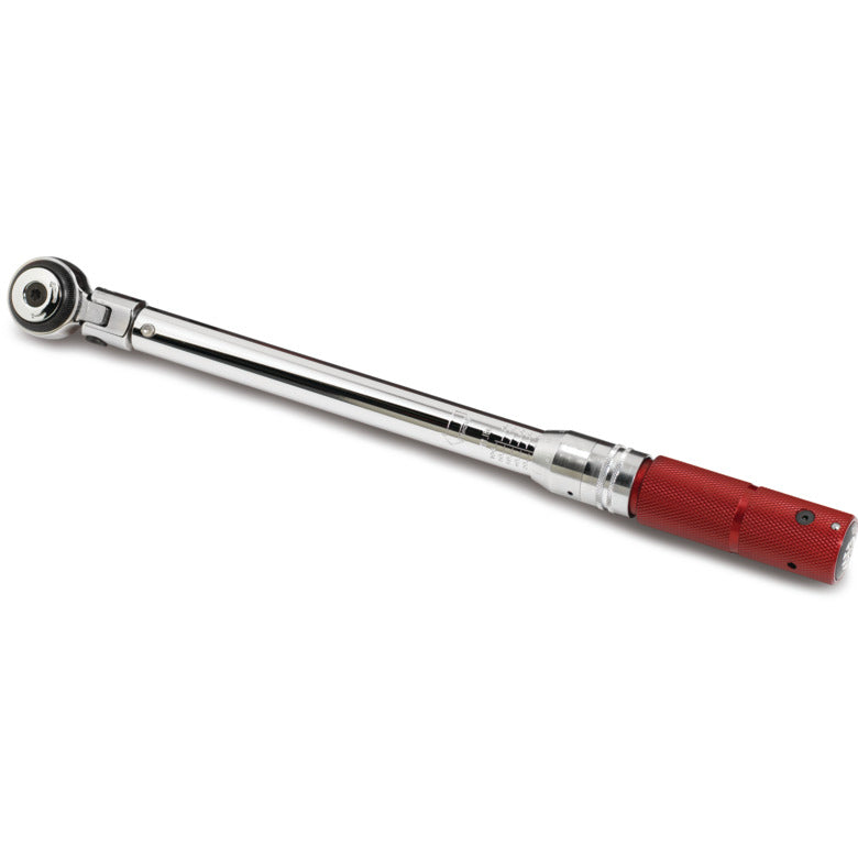 3/8" Drive Flex Round-Head Micro-Adjustable Torque Wrench 10-100 ft-lbs.