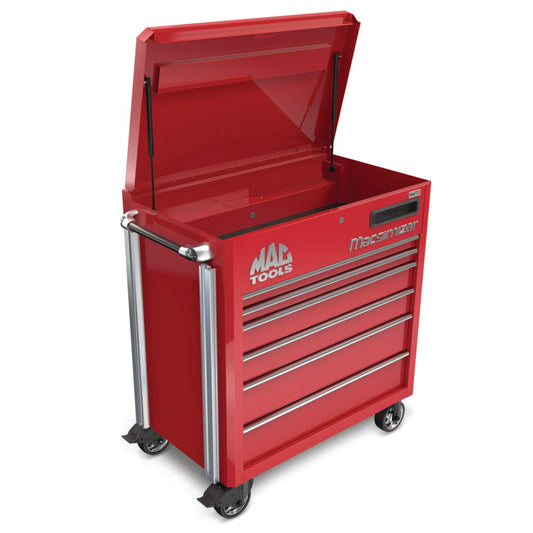 Macsimizer® 6-Drawer Utility Cart - Firebrick Red
