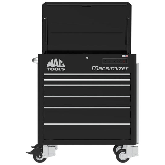 6-Drawer Macsimizer® High-Mileage Utility Cart - Galaxy Black