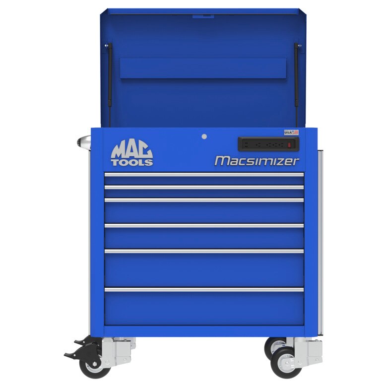 6-Drawer Macsimizer® High-Mileage Utility Cart - Sapphire Blue