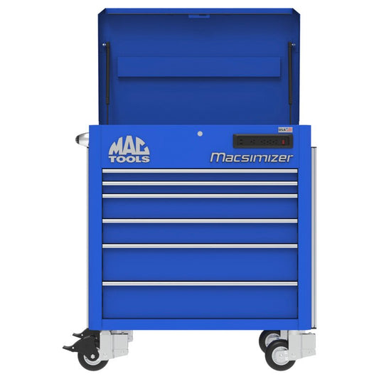 6-Drawer Macsimizer® High-Mileage Utility Cart - Sapphire Blue