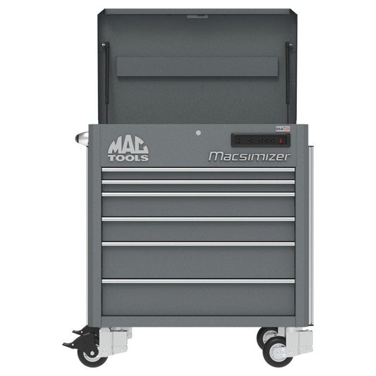 6-Drawer Macsimizer® High-Mileage Utility Cart - Carbon Gray