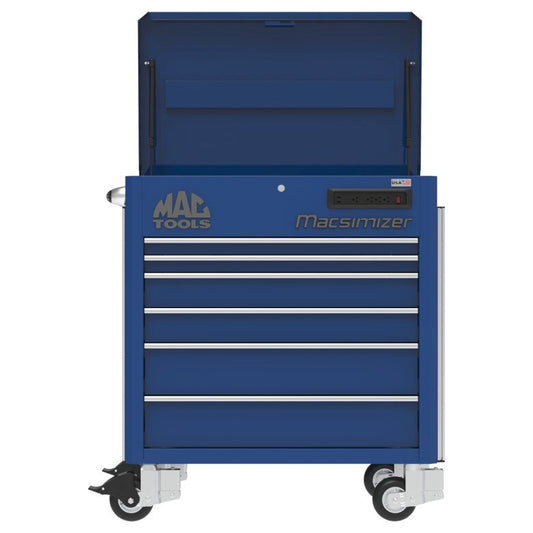 6-Drawer Macsimizer® High-Mileage Utility Cart - Deep Blue