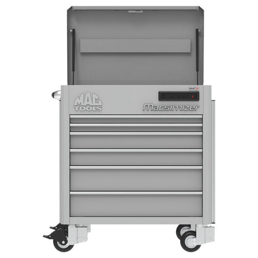 6-Drawer Macsimizer® High-Mileage Utility Cart - Mica Gray