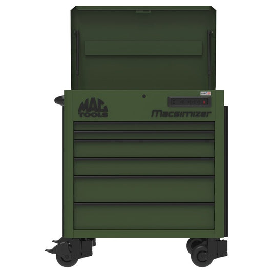 6-Drawer Macsimizer® High-Mileage Utility Cart - Olive Green