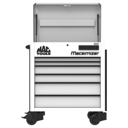 6-Drawer Macsimizer® High-Mileage Utility Cart - Titanium White