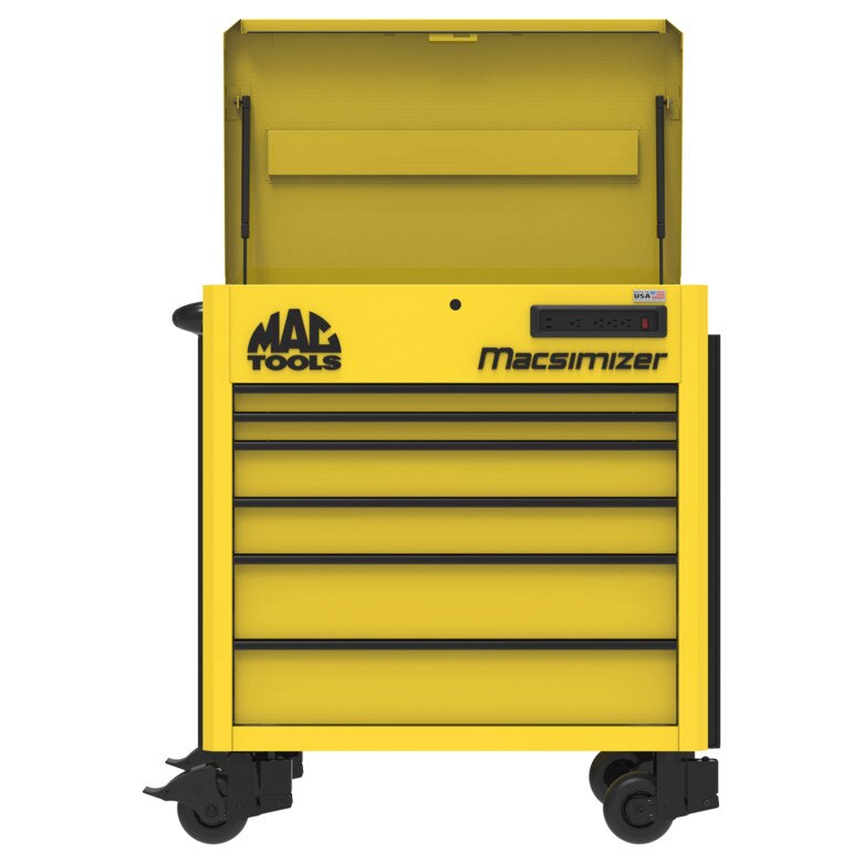 6-Drawer Macsimizer® High-Mileage Utility Cart - Sunburst Yellow