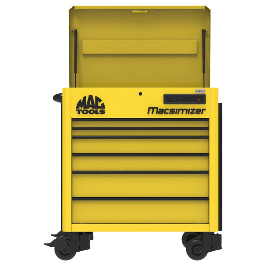 6-Drawer Macsimizer® High-Mileage Utility Cart - Sunburst Yellow