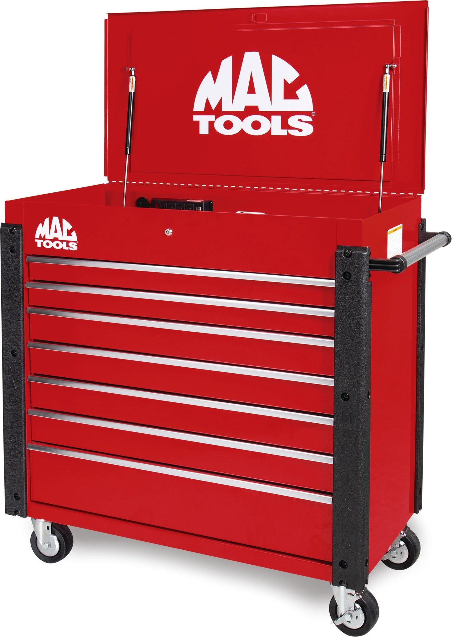 7-Drawer Utility Cart - Firebrick Red