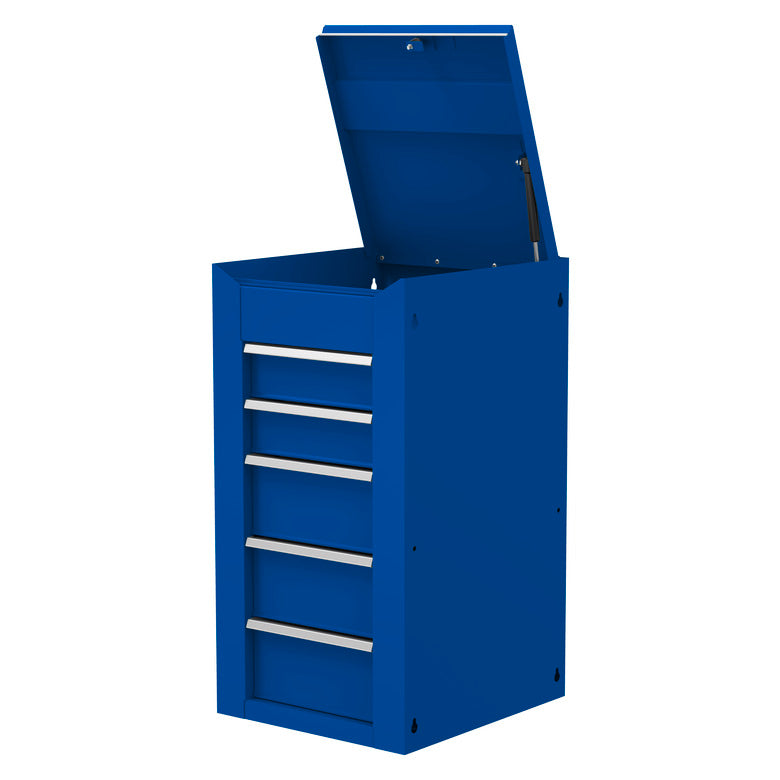 5-Drawer Side Box for UC3720 (MB199) Carts - Sapphire Blue