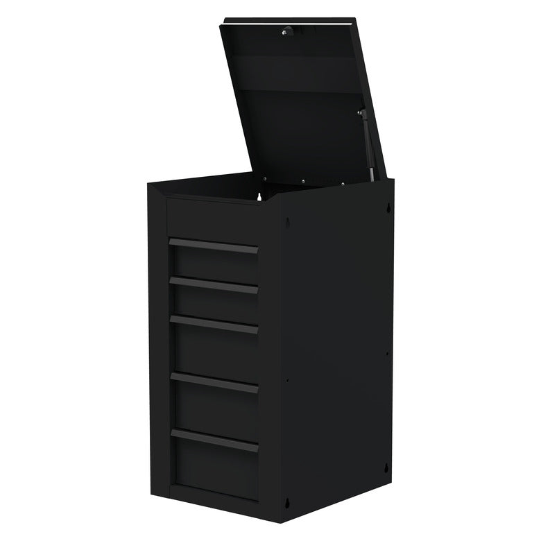 5-Drawer Side Box for UC3720 (MB199) Carts - Flat Black