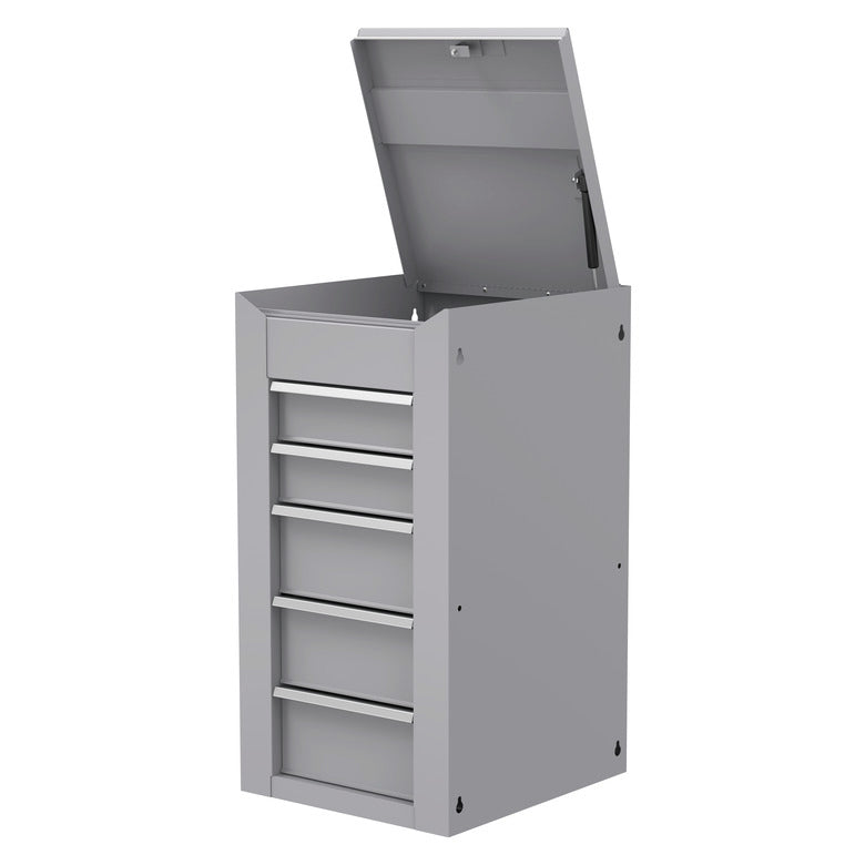 5-Drawer Side Box for UC3720 (MB199) Carts - Mica Gray