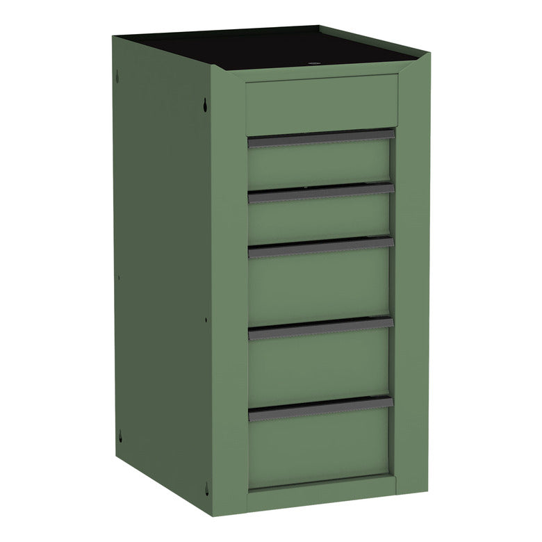 5-Drawer Side Box for UC3720 (MB199) Carts - Olive Green