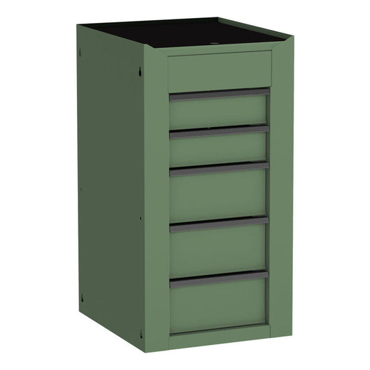 5-Drawer Side Box for UC3720 (MB199) Carts - Olive Green