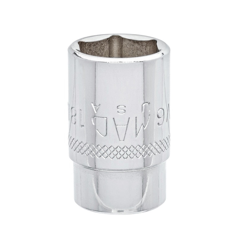 1/2" Drive Socket 18mm - 6-PT.