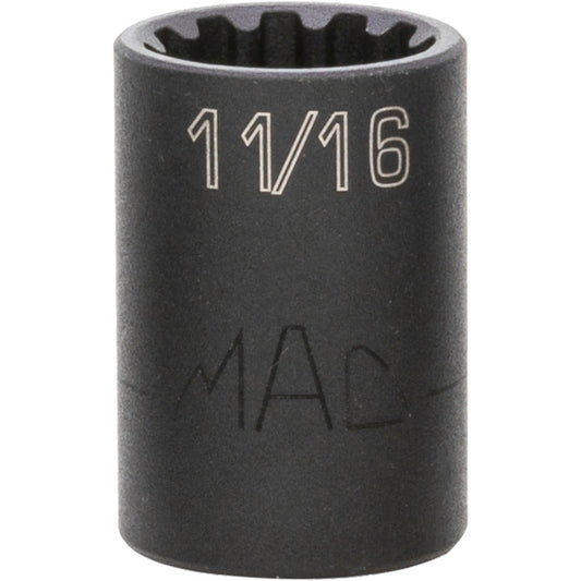 1/2" Drive Spherical Impact Socket - 11/16"