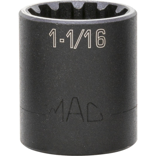 1/2" Drive Spherical Impact Socket - 1-1/16"