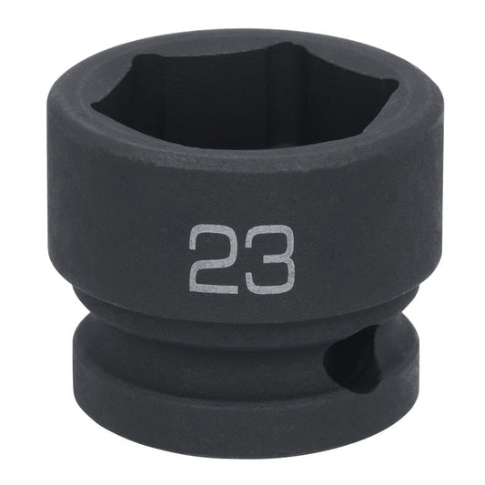 1/2" Drive 6 pt. Stubby Impact Socket - 23mm